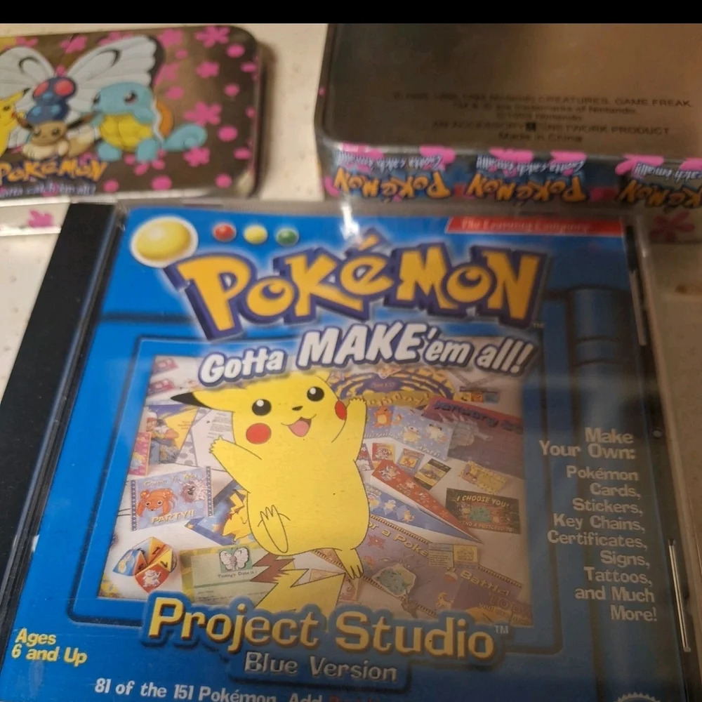 Pokemon Project Studio Blue disk Pokémon tin - Picture 7 of 8